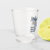 pianolabel, muziekopname shot glas (Links)