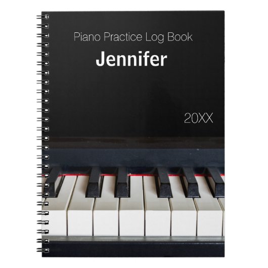 Pianoleer, Pianologboek voor praktijkvoorbeelden Notitieboek (Voorkant)