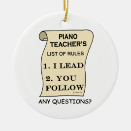 Pianoleraar Lijst van de regels 1.png Keramisch Ornament