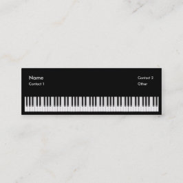 Pianoleraar Mini Visitekaartje