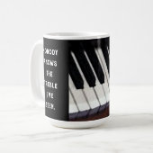 Pianoleraar Pianist Koffiemok (Voorkant links)