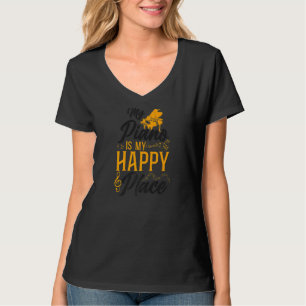 Pianoleraar Pianist-Muzieknoten T-shirt