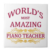 Pianoleraar Tegeltje (Voorkant)