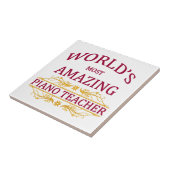 Pianoleraar Tegeltje (Zijkant)