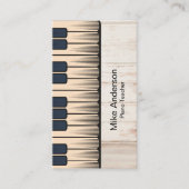  pianoleraar visitekaartje (Voorkant)