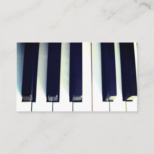 Pianoleraar Visitekaartje (Achterkant)