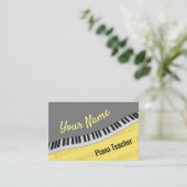 Pianoleraar Visitekaartje (Staand voorkant)