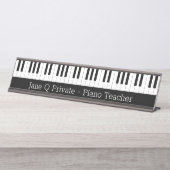 Pianolerares Bureau Naambordje (Voorkant)