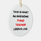 pianolerares, geweldig keramisch ornament (Rechts)