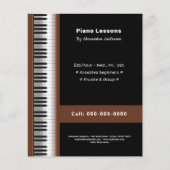 Pianoles Flyer (Voorkant)