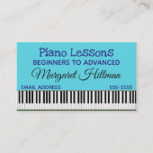 Pianoles Visitekaartje (Voorkant)