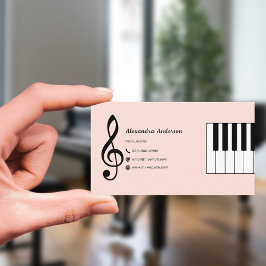 Pianoles Visitekaartje