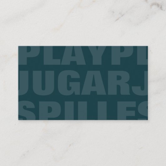 Pianolessen Muziekleraar Eenvoudig Modern Bold Visitekaartje (Voorkant)