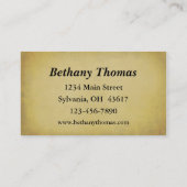 Pianolessen Pianoverkoop Visitekaartje (Achterkant)