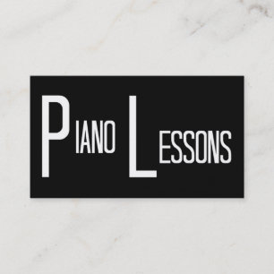 Pianolessen Word Visitekaartje