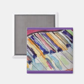 Pianoliefhebbers nemen nota! magneet (Voorkant / Achterkant)