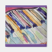 Pianoliefhebbers nemen nota! magneet (Voorkant)