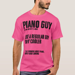 Pianoman Definitie Toetsenbord Instrument Piano Pi T-shirt