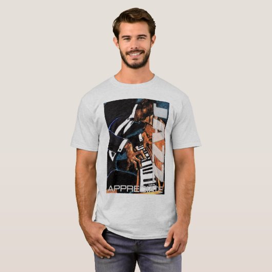 Pianoman T-shirt (Voorkant volledig)