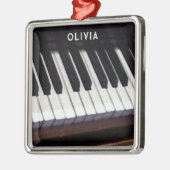 Pianomuziek Collectible Metalen Ornament (Links)