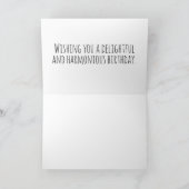 Pianomuziek Gelukkige Verjaardag Kaart (Binnen)