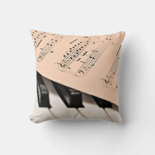Pianomuziek, populair design kussen