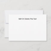 Pianomuziek thema bedankkaart (Achterkant)