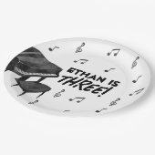 Pianomuziek Thema Verjaardagsfeest Papieren Borden Papieren Bordje (Gekanteld)