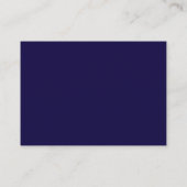 Pianomuziekleraar deep-blue met logo visitekaartje (Achterkant)