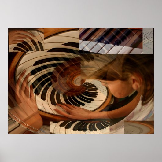 Pianooefening Poster (Voorkant)