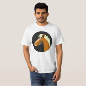 Pianopaarden Mannen waarde TShirt (Voorkant volledig)