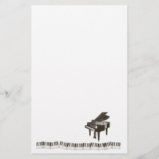Pianopapierwerk Briefpapier (Voorkant)
