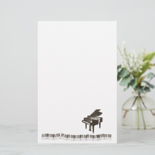 Pianopapierwerk Briefpapier (Staand voorkant)