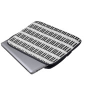 Pianopatroon Laptop Sleeve (Voorkant onderkant)
