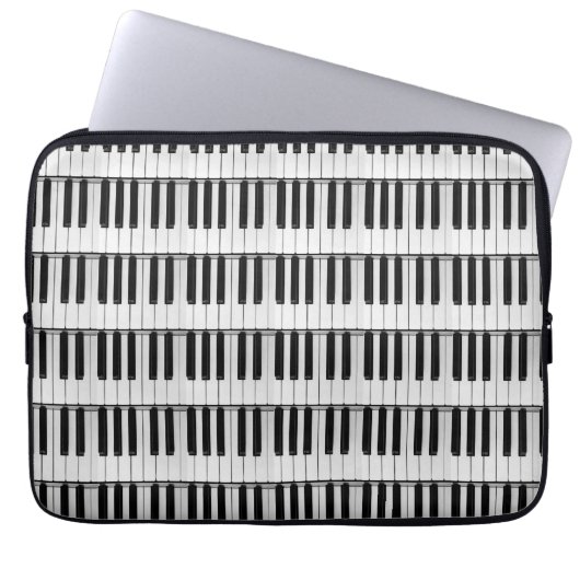 Pianopatroon Laptop Sleeve (Voorkant)