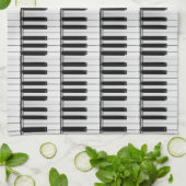 Pianopatroon Theedoek (Gevouwen)