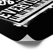 Pianopianist ja ... elk-dag toetsenbord poster (Hoek)