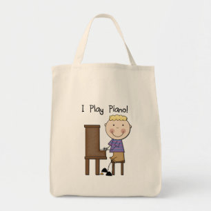 PianoPlayer-overhemden en -cadeaus Tote Bag