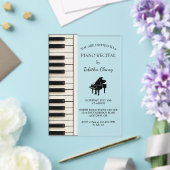 Pianorecital Acryl Uitnodiging (Insitu (Huwelijk))
