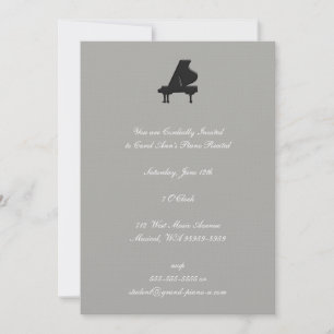 Pianorecital Kaart