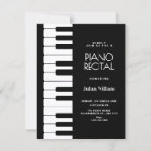 Pianorecital  kaart (Voorkant)