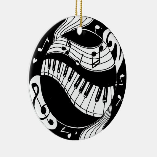 pianornament keramisch ornament (Rechts)