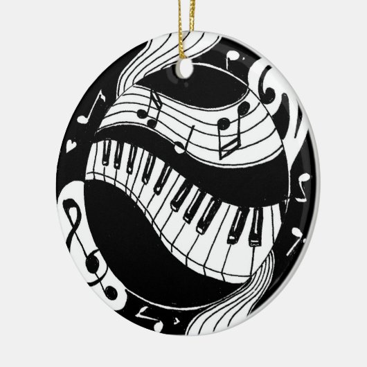 pianornament keramisch ornament (Links)