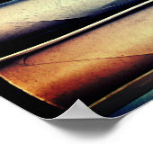 Pianorollen voor Antiek papier Poster (Hoek)