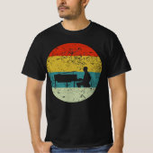 pianorretro  silhouette 70s t-shirt (Voorkant)