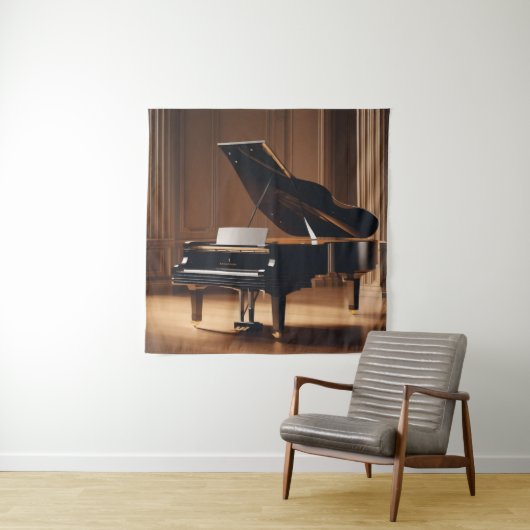 Piano's Dance #3 Wandkleed (In situ)