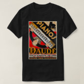 Pianos Daude Art Deco T-shirt (Design voorkant)