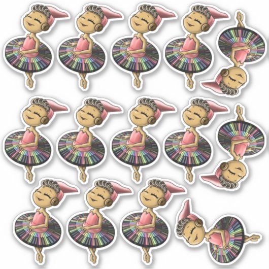 Piano's Sticker (Voorkant)