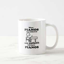 Pianos Verboden Koffiemok