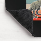 Pianosaurus Dinosaur Retro Grand Piano Player Pian Muismat (Hoek)